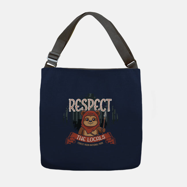 Respect The Locals-None-Adjustable Tote-Bag-Popnotic
