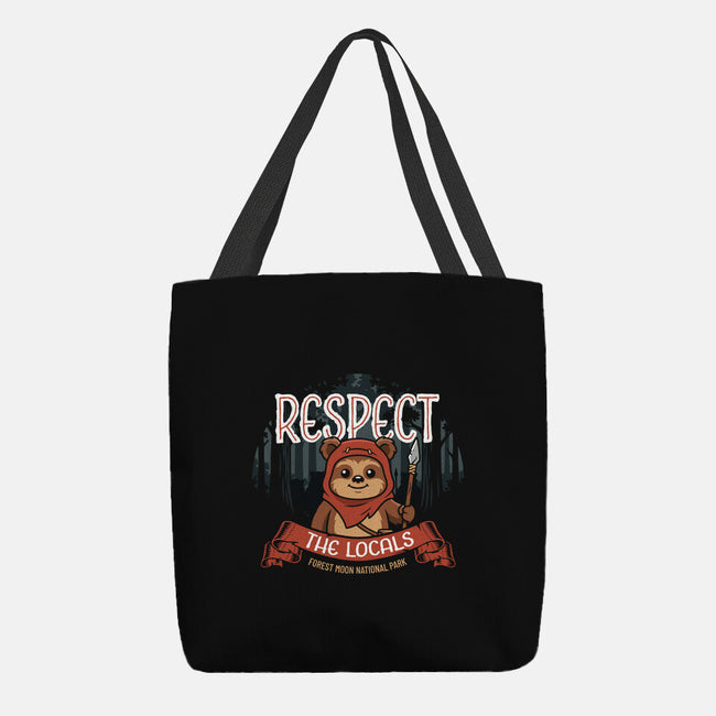 Respect The Locals-None-Basic Tote-Bag-Popnotic