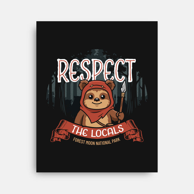 Respect The Locals-None-Stretched-Canvas-Popnotic