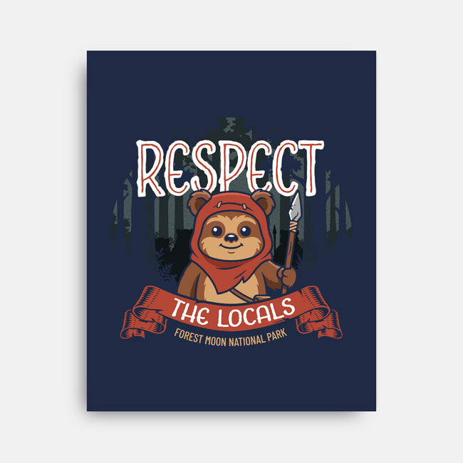 Respect The Locals-None-Stretched-Canvas-Popnotic
