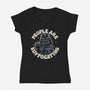People Are Suffocating-Womens-V-Neck-Tee-Popnotic