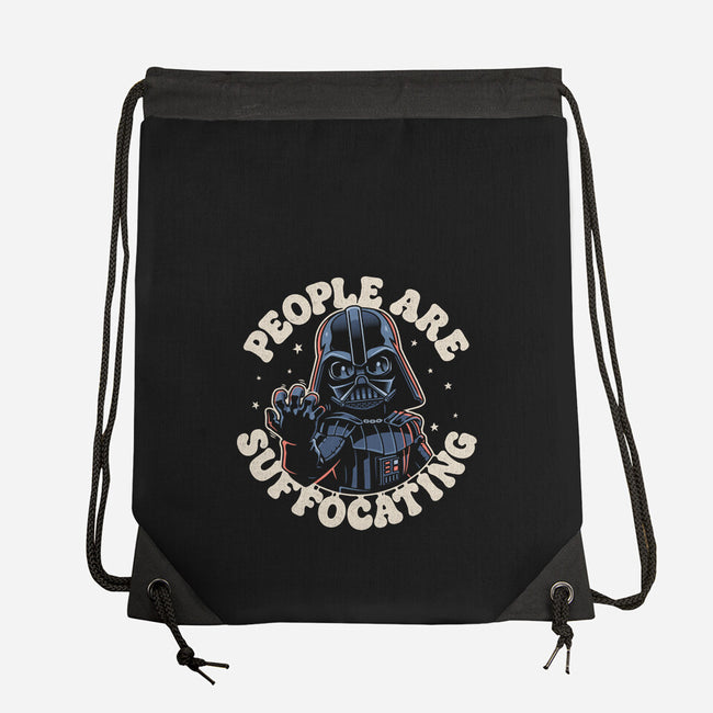 People Are Suffocating-None-Drawstring-Bag-Popnotic
