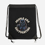 People Are Suffocating-None-Drawstring-Bag-Popnotic