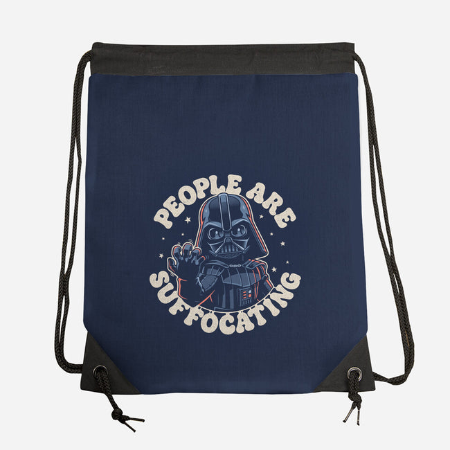 People Are Suffocating-None-Drawstring-Bag-Popnotic
