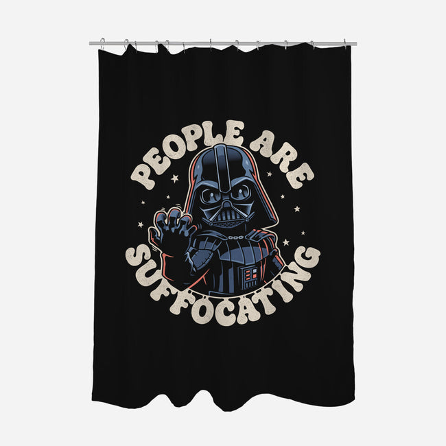 People Are Suffocating-None-Polyester-Shower Curtain-Popnotic