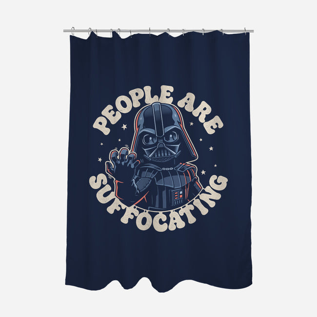 People Are Suffocating-None-Polyester-Shower Curtain-Popnotic