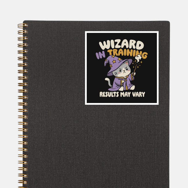 Wizard In Training-None-Glossy-Sticker-Popnotic