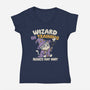 Wizard In Training-Womens-V-Neck-Tee-Popnotic