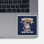 Wizard In Training-None-Glossy-Sticker-Popnotic