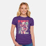 Space Voyage-Womens-Fitted-Tee-arace
