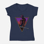 Meditative Maul-Womens-V-Neck-Tee-nickzzarto