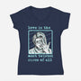 Curse Love-Womens-V-Neck-Tee-nickzzarto