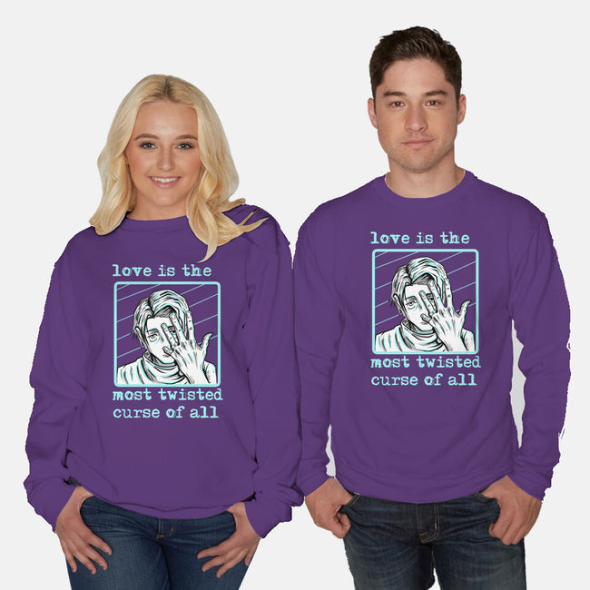 Curse Love-Unisex-Crew Neck-Sweatshirt-nickzzarto