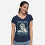 Curse Love-Womens-V-Neck-Tee-nickzzarto