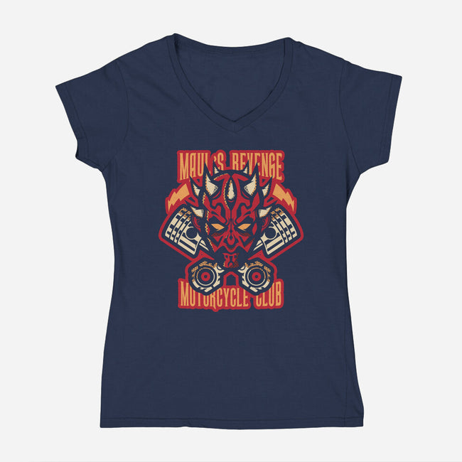 Maul's Revenge-Womens-V-Neck-Tee-jrberger