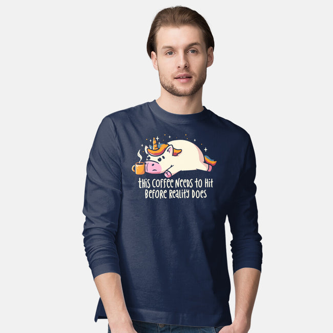 This Coffee Needs To Hit-Mens-Long Sleeved-Tee-koalastudio