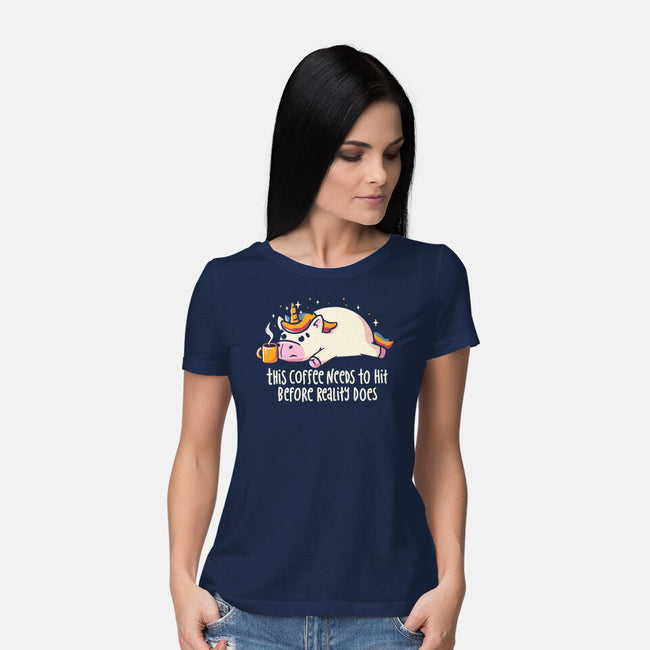 This Coffee Needs To Hit-Womens-Basic-Tee-koalastudio