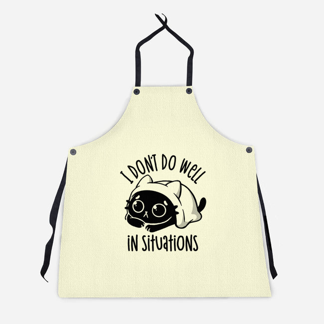 I Don’t Do Well In Situations-Unisex-Kitchen-Apron-koalastudio