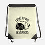 I Don’t Do Well In Situations-None-Drawstring-Bag-koalastudio