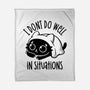 I Don’t Do Well In Situations-None-Fleece-Blanket-koalastudio