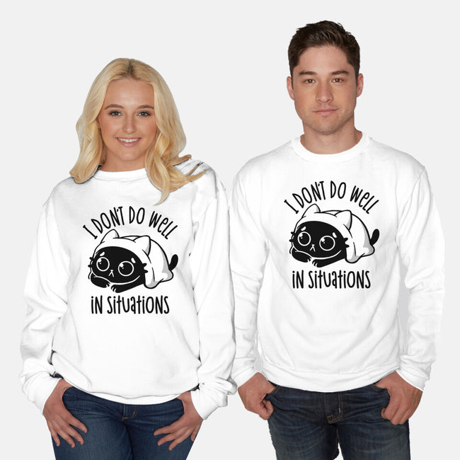 I Don’t Do Well In Situations-Unisex-Crew Neck-Sweatshirt-koalastudio