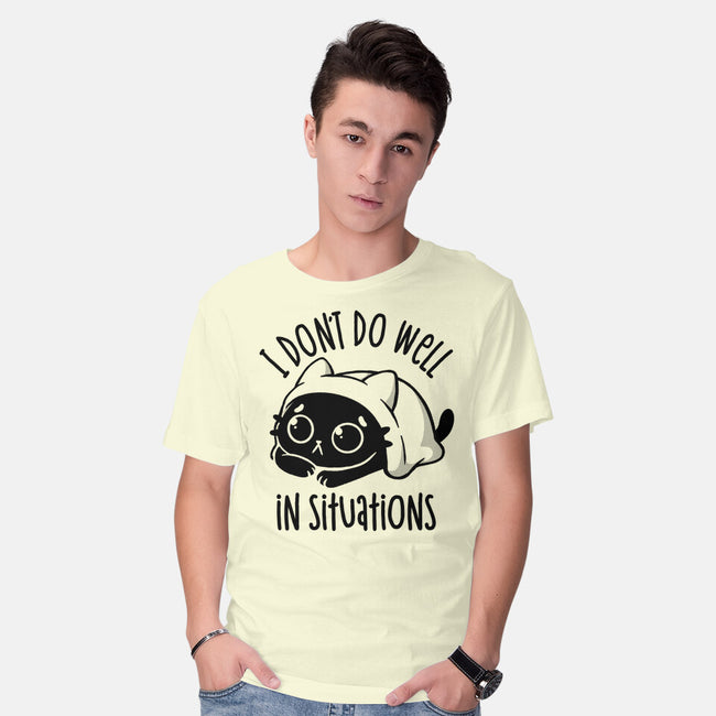 I Don’t Do Well In Situations-Mens-Basic-Tee-koalastudio