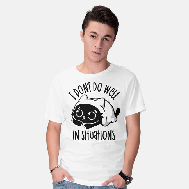 I Don’t Do Well In Situations-Mens-Basic-Tee-koalastudio