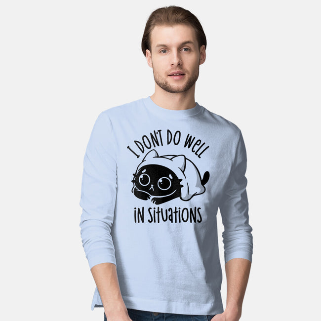 I Don’t Do Well In Situations-Mens-Long Sleeved-Tee-koalastudio