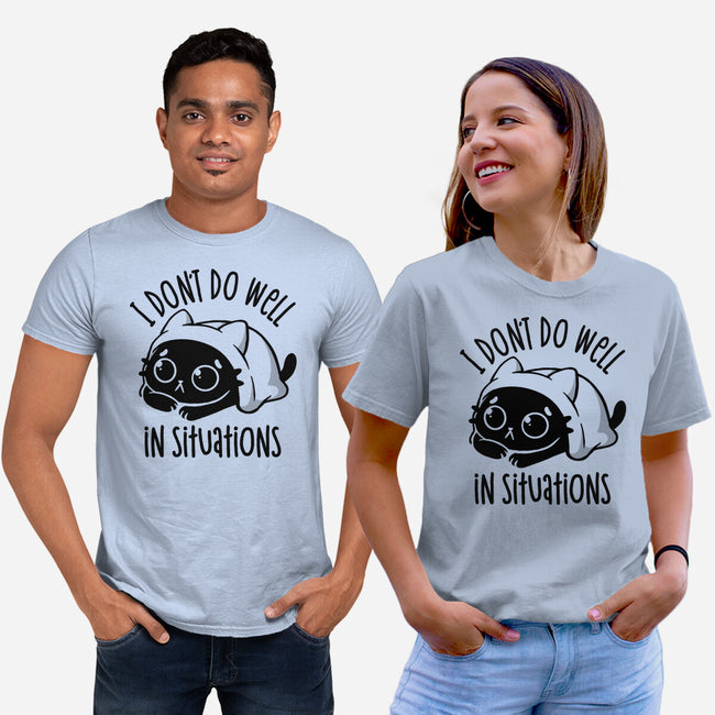 I Don’t Do Well In Situations-Unisex-Basic-Tee-koalastudio