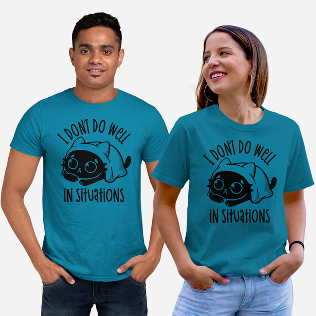 I Don’t Do Well In Situations-Unisex-Basic-Tee-koalastudio