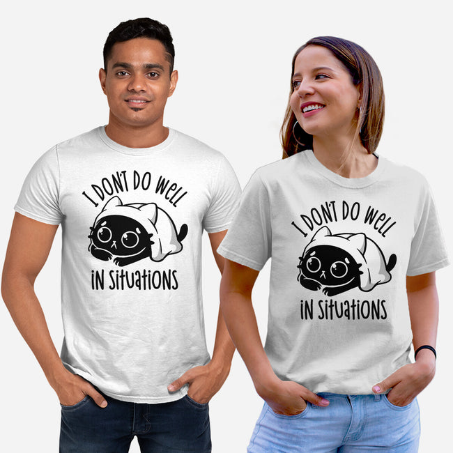 I Don’t Do Well In Situations-Unisex-Basic-Tee-koalastudio