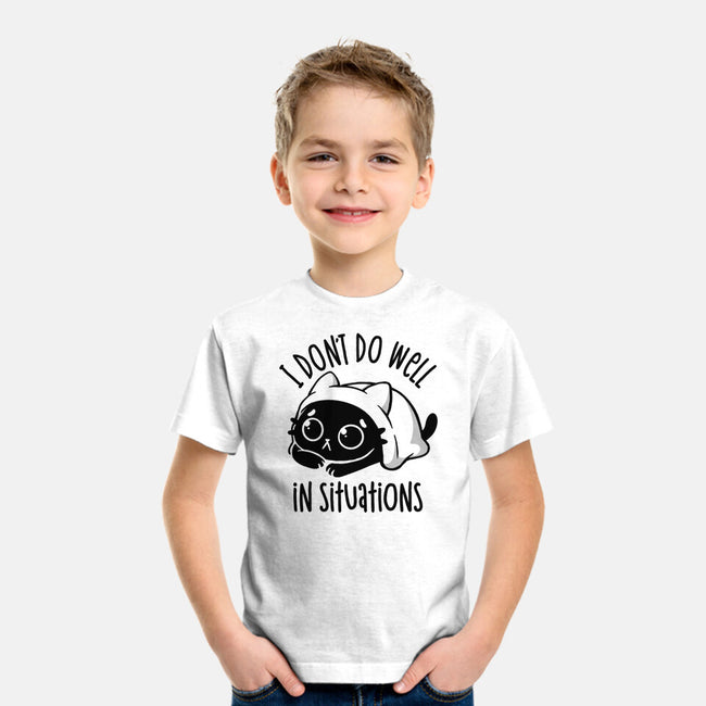 I Don’t Do Well In Situations-Youth-Basic-Tee-koalastudio