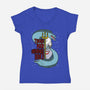 The Sea Witch-Womens-V-Neck-Tee-goodidearyan