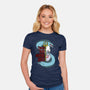 The Sea Witch-Womens-Fitted-Tee-goodidearyan