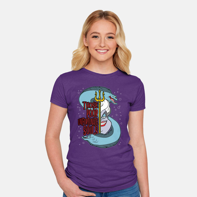 The Sea Witch-Womens-Fitted-Tee-goodidearyan