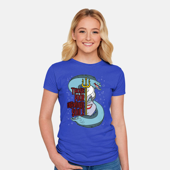 The Sea Witch-Womens-Fitted-Tee-goodidearyan