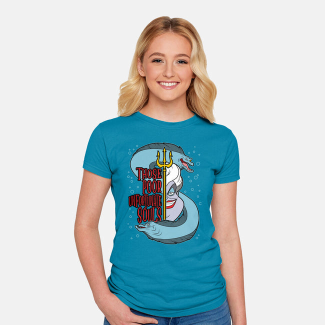 The Sea Witch-Womens-Fitted-Tee-goodidearyan