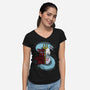The Sea Witch-Womens-V-Neck-Tee-goodidearyan