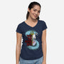 The Sea Witch-Womens-V-Neck-Tee-goodidearyan