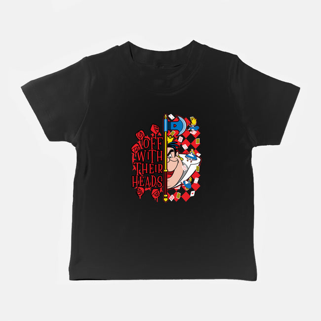Queen Of Hearts-Baby-Basic-Tee-goodidearyan