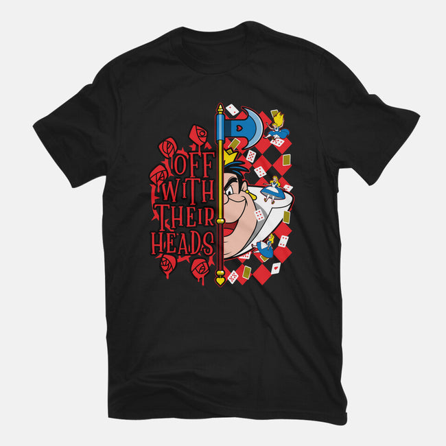 Queen Of Hearts-Womens-Fitted-Tee-goodidearyan