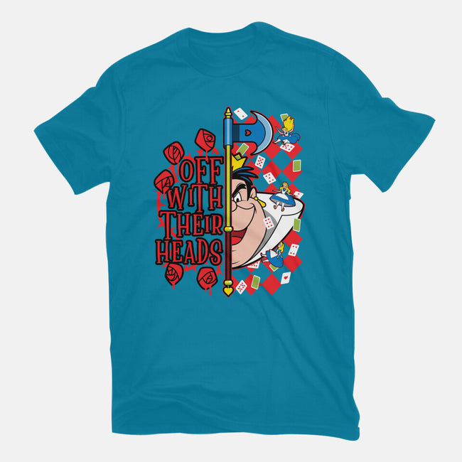 Queen Of Hearts-Mens-Basic-Tee-goodidearyan
