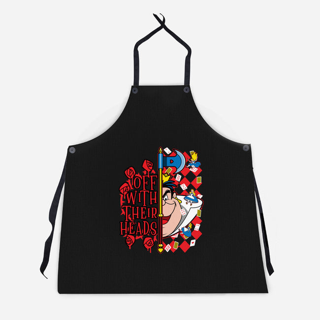Queen Of Hearts-Unisex-Kitchen-Apron-goodidearyan