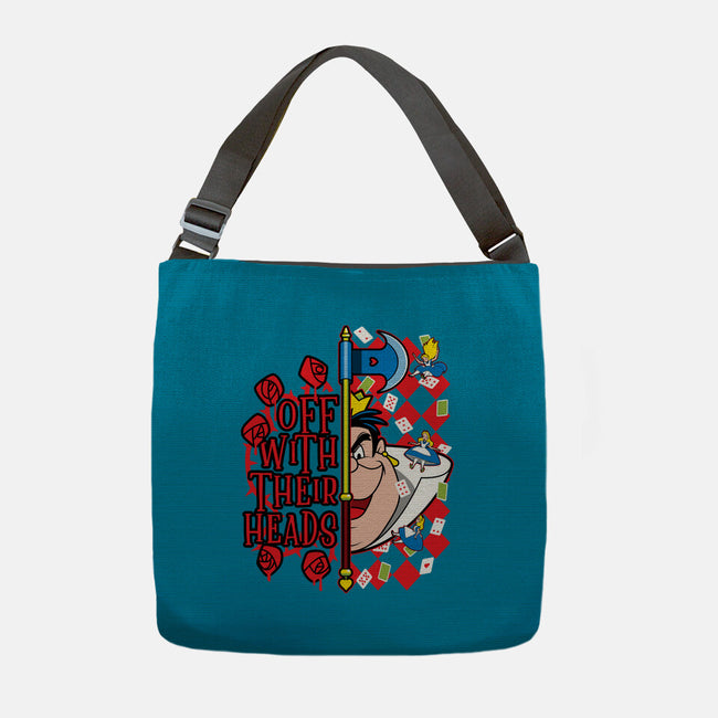 Queen Of Hearts-None-Adjustable Tote-Bag-goodidearyan
