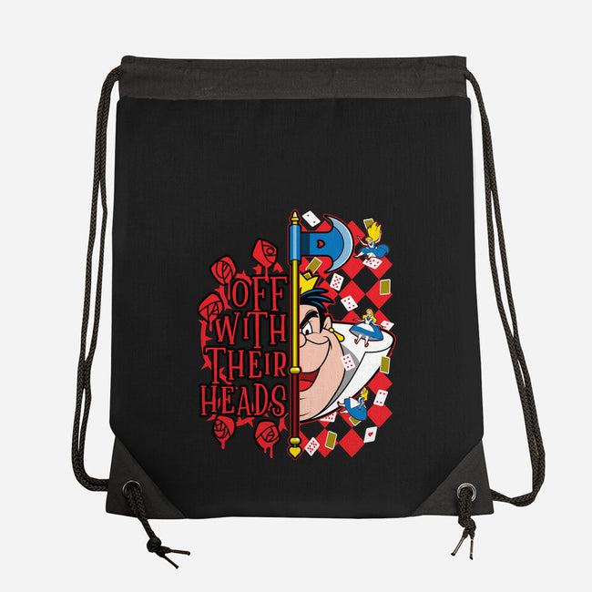 Queen Of Hearts-None-Drawstring-Bag-goodidearyan