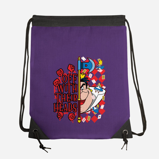 Queen Of Hearts-None-Drawstring-Bag-goodidearyan