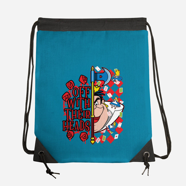 Queen Of Hearts-None-Drawstring-Bag-goodidearyan