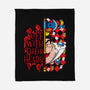 Queen Of Hearts-None-Fleece-Blanket-goodidearyan