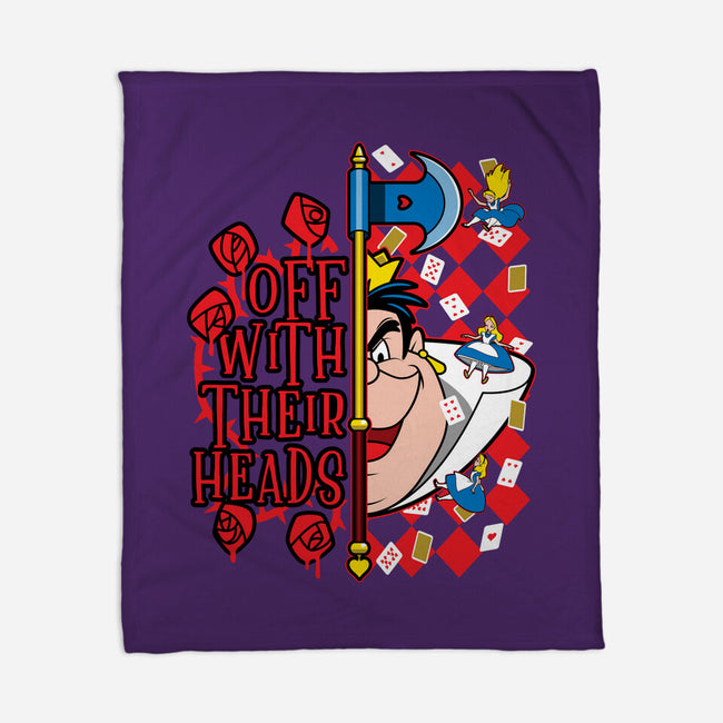 Queen Of Hearts-None-Fleece-Blanket-goodidearyan