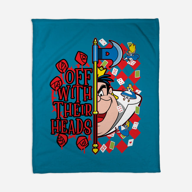 Queen Of Hearts-None-Fleece-Blanket-goodidearyan